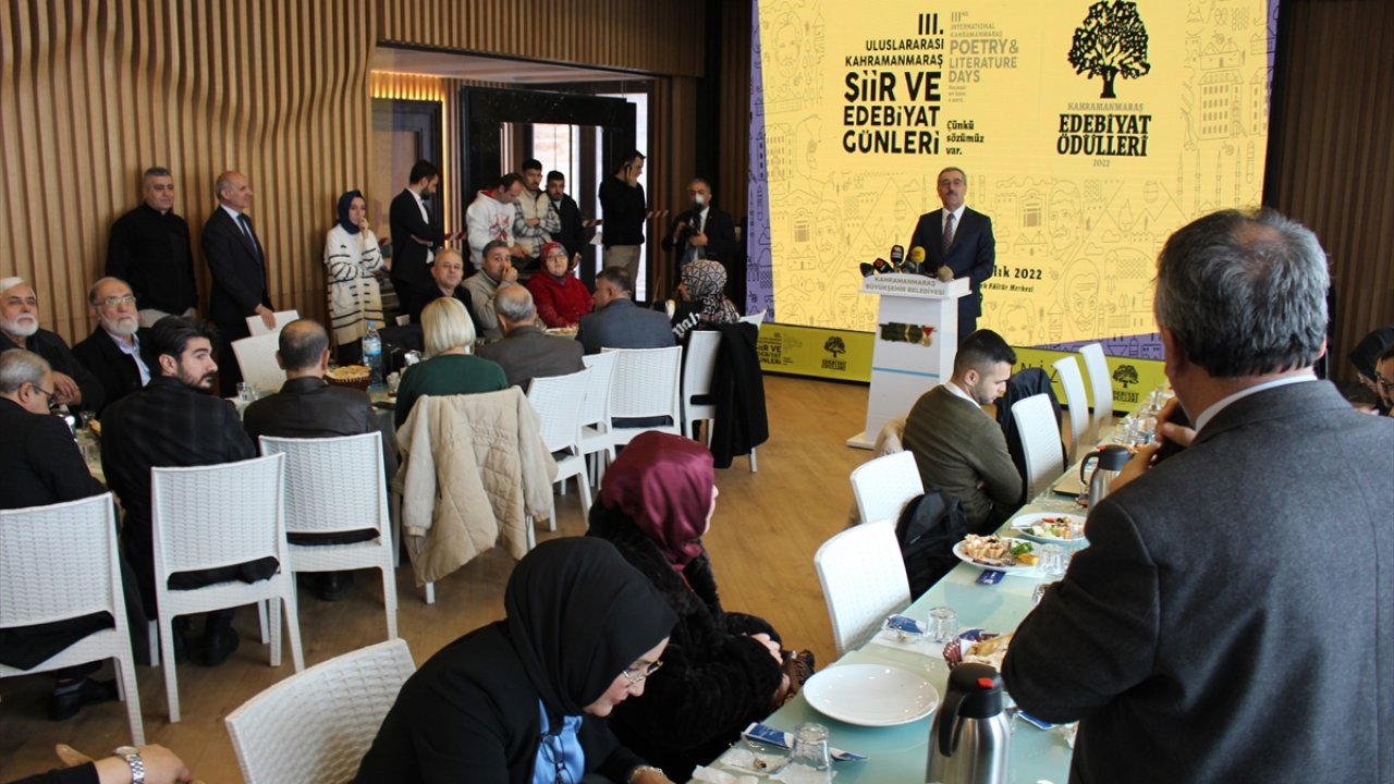 Edebiyat tutkunları Kahramanmaraş’ta buluşacak!