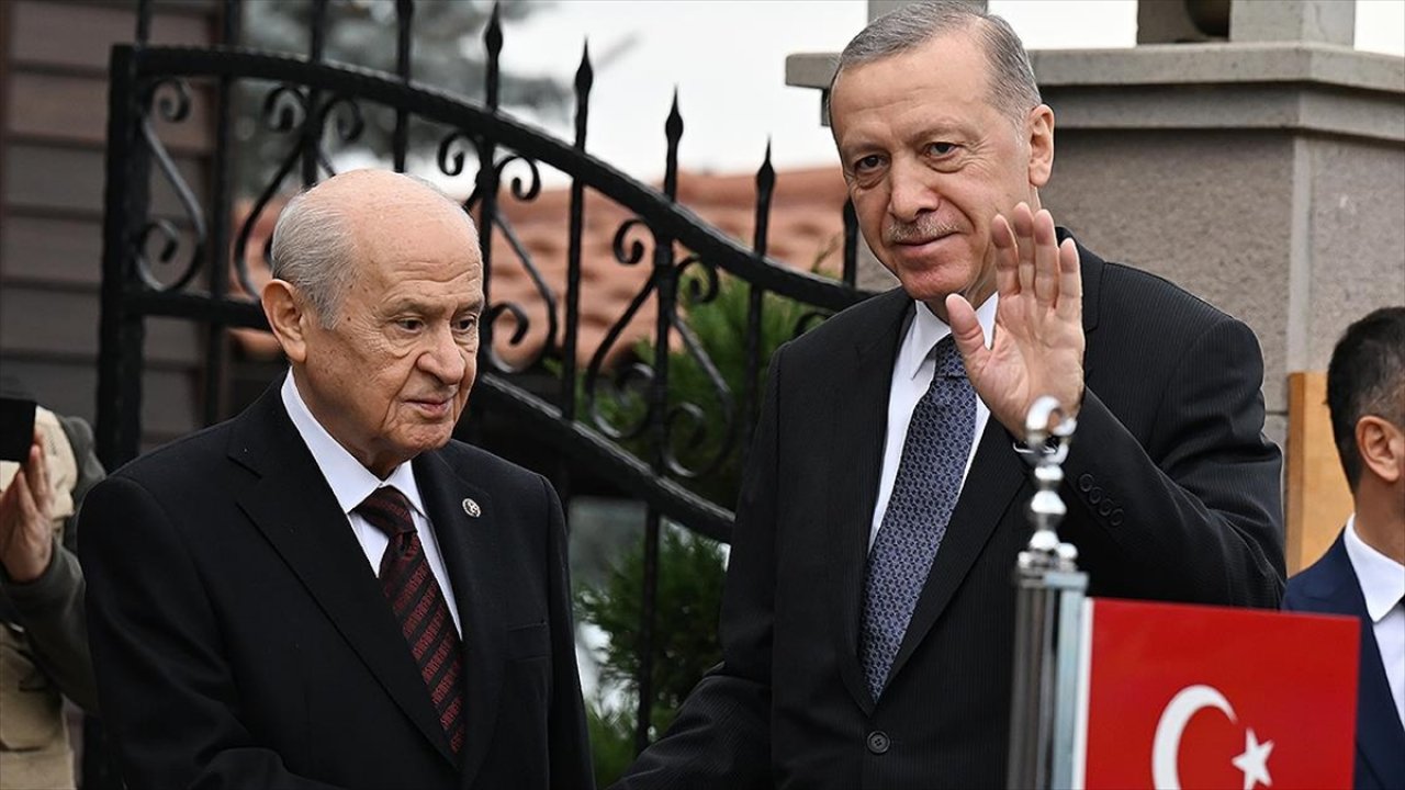 Cumhurbaşkanı Erdoğan, MHP Genel Başkanı Bahçeli ile bir araya geldi!