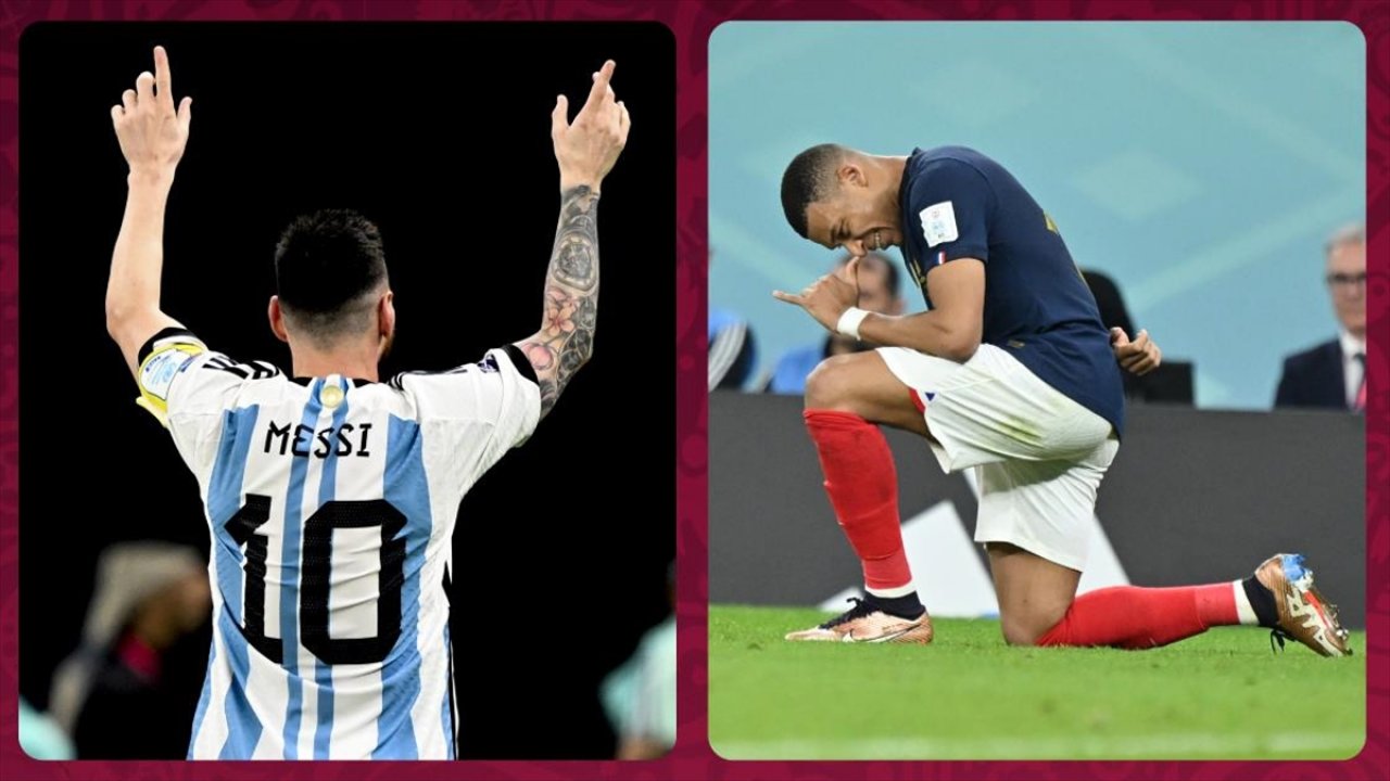 Arjantin ve Fransa, Dünya Kupası'nda üçüncü yıldız için sahaya çıkıyor!