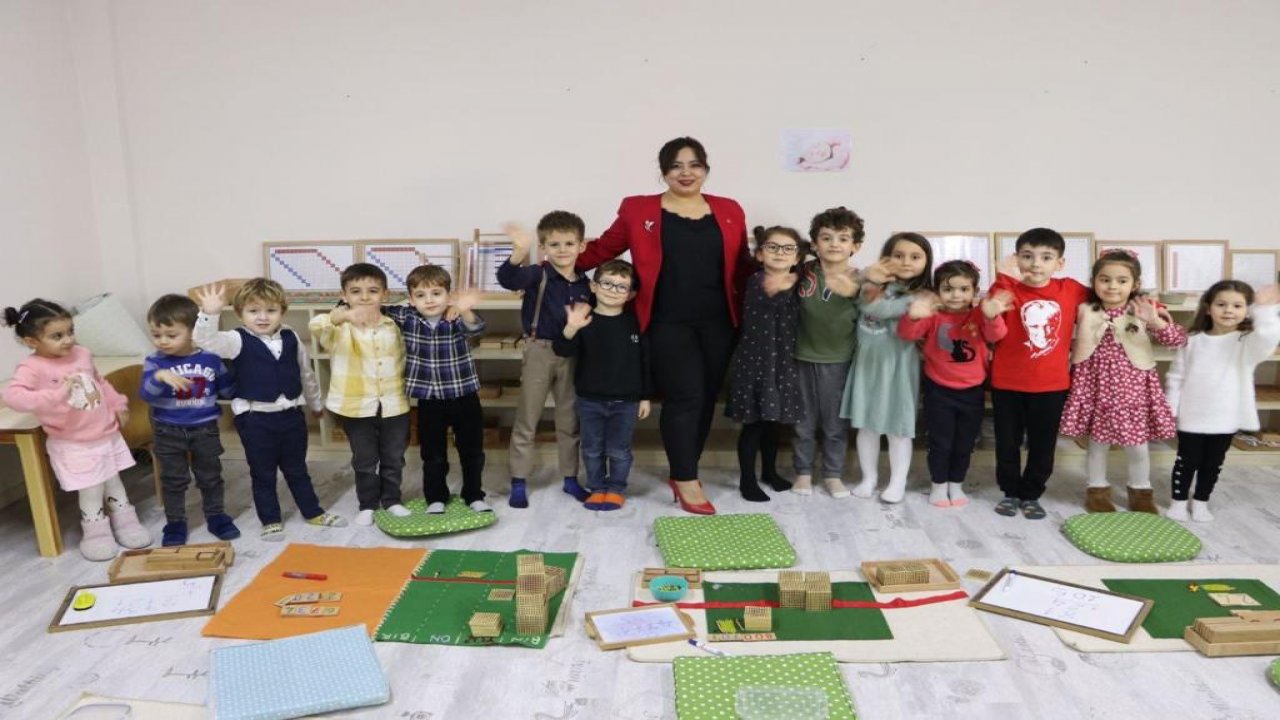 Kahramanmaraş’ta minikler Montessori eğitimi alıyor!