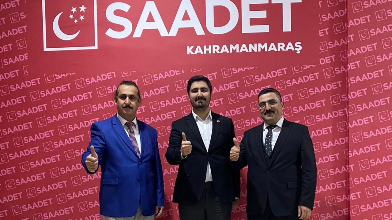 Saadet Partisi Kahramanmaraş ilçe teşkilatında bayrak değişimi!