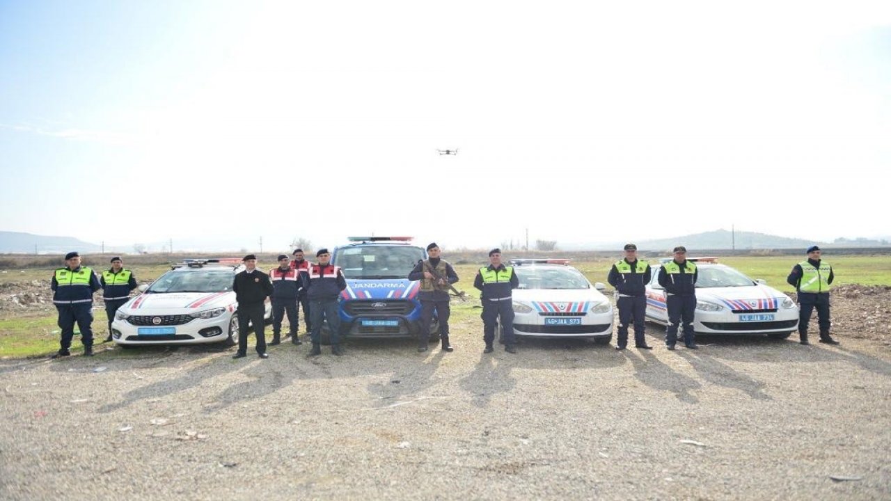 Kahramanmaraş'ta jandarmadan trafik denetimi