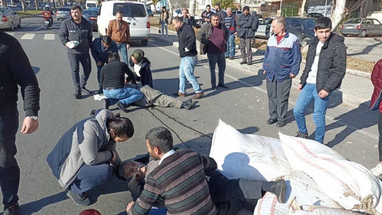 Kahramanmaraş’ta kamyonet ile sepetli motosiklet çarpıştı: 2 yaralı