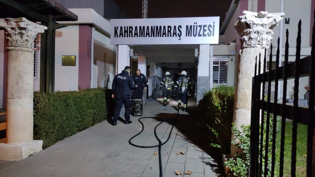 Kahramanmaraş Arkeoloji Müzesi’nde yangın!