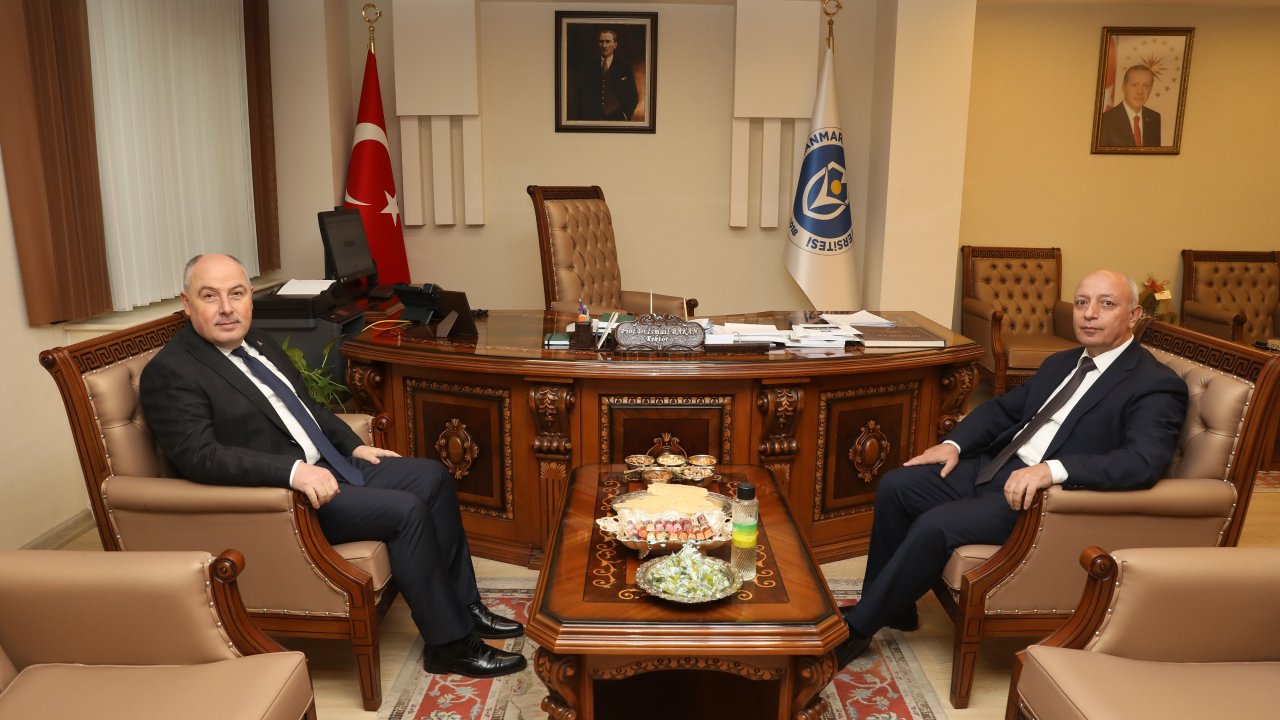 Vali Coşkun’dan KİÜ Rektörü  İsmail Bakan’a “Hayırlı olsun” ziyareti