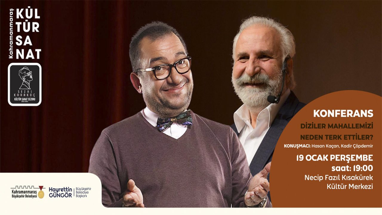 İki ünlü Kahramanmaraş’ta Dizi Sektörünü Anlatacak