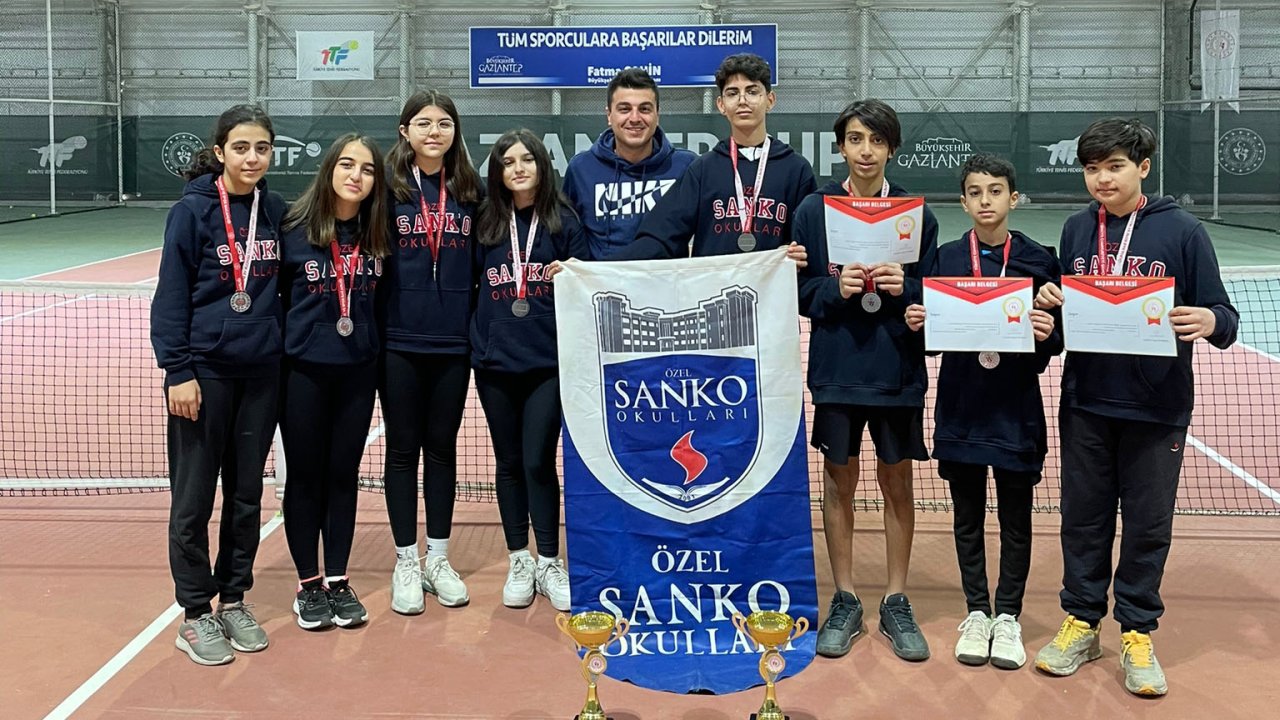 SANKO Okulları’ndan Tenis Başarısı