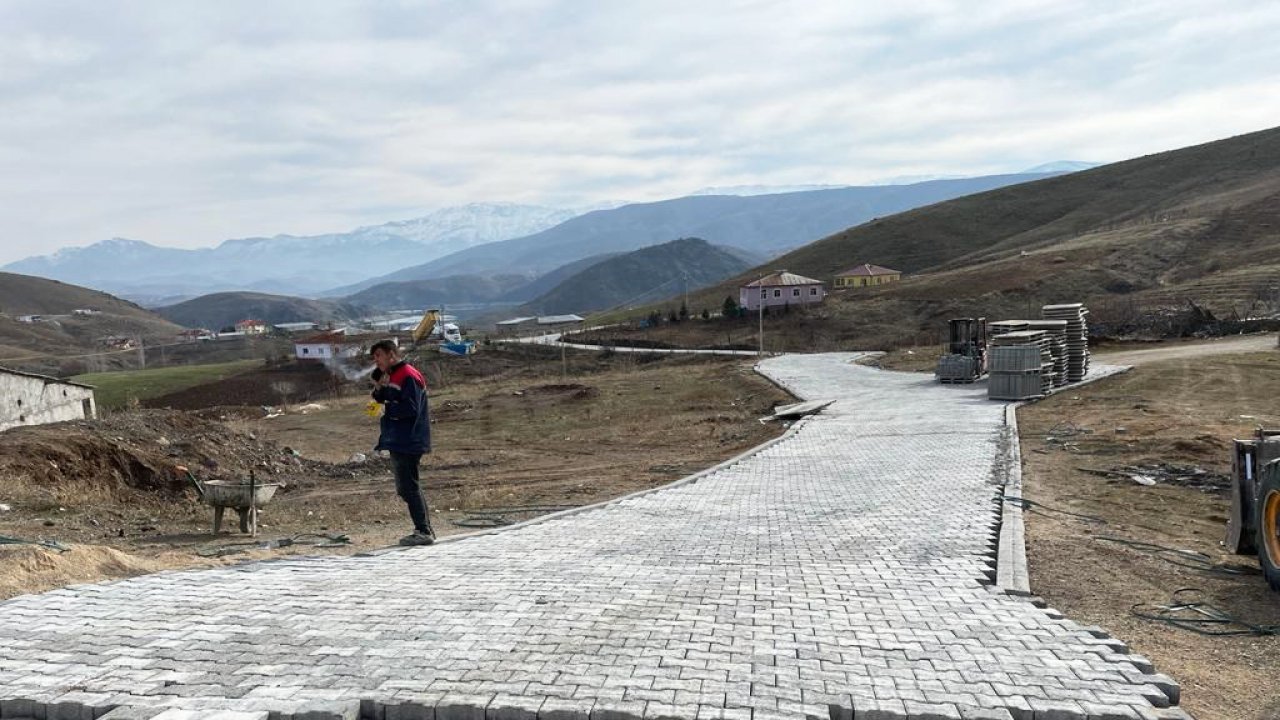 Ekinözü’nde Ulaşım Yatırımları Sürüyor
