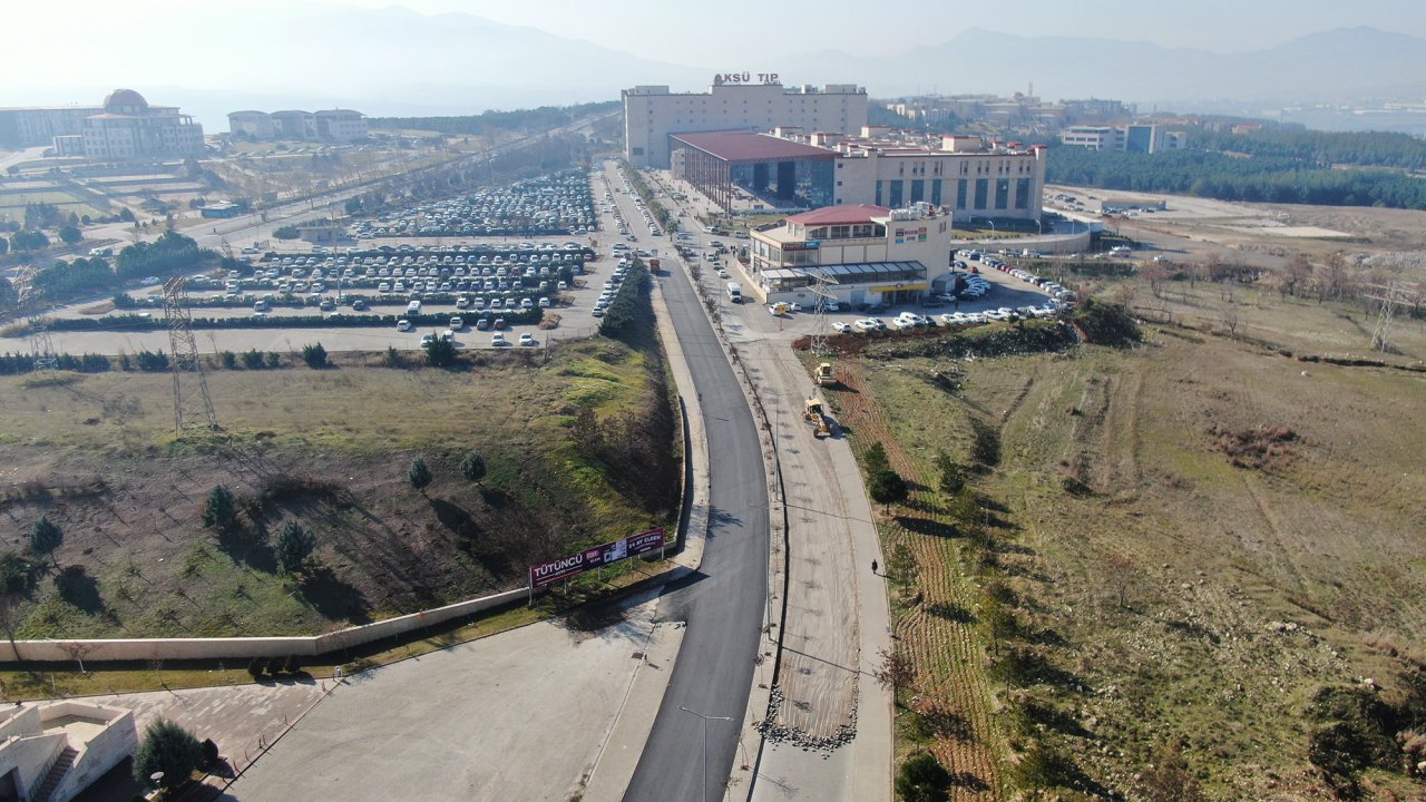 Kahramanmaraş Büyükşehir, Üniversite Hastanesi Yolunda Çalışmalarını Sürdürüyor