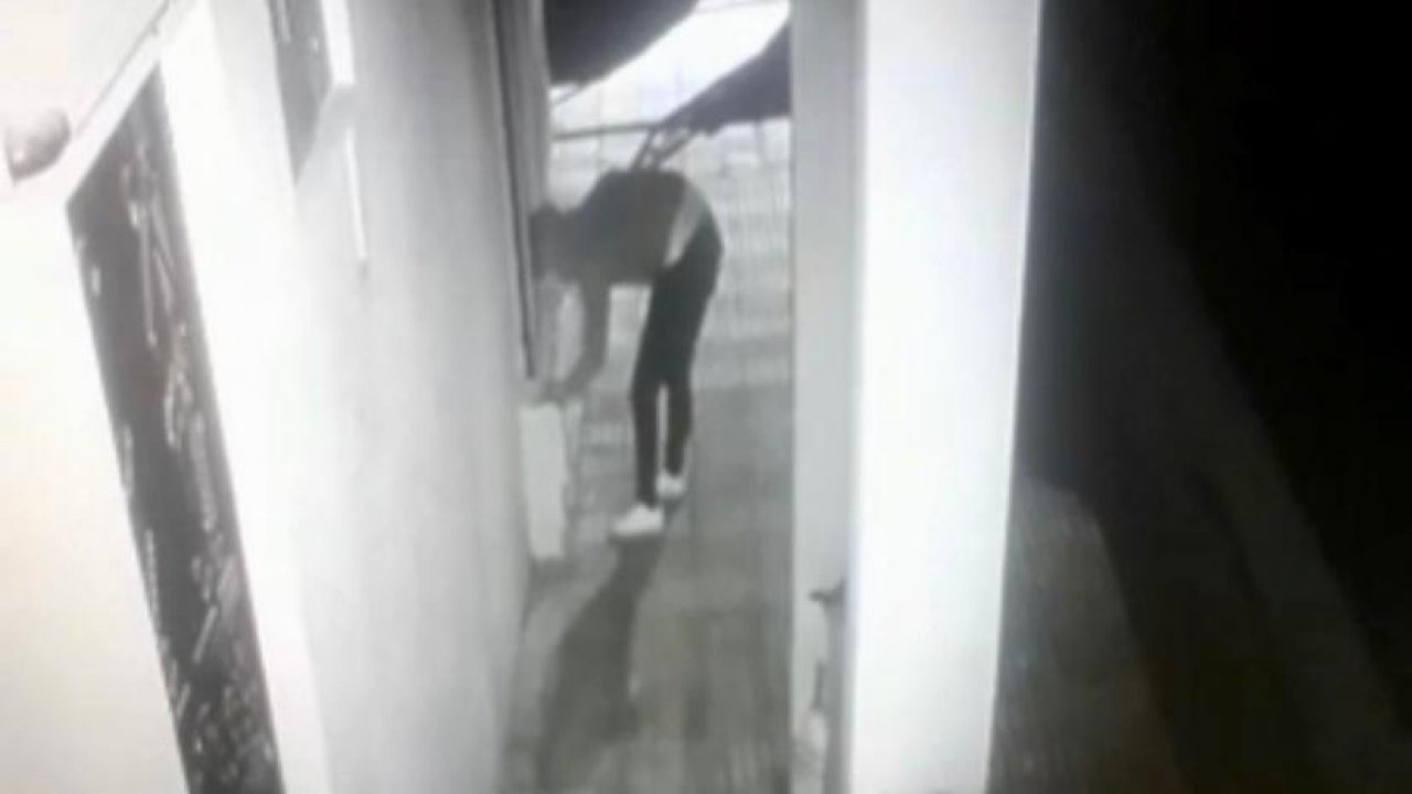 Kahramanmaraş’ta doğalgaz kutusu hırsızı kameraya yakalandı!