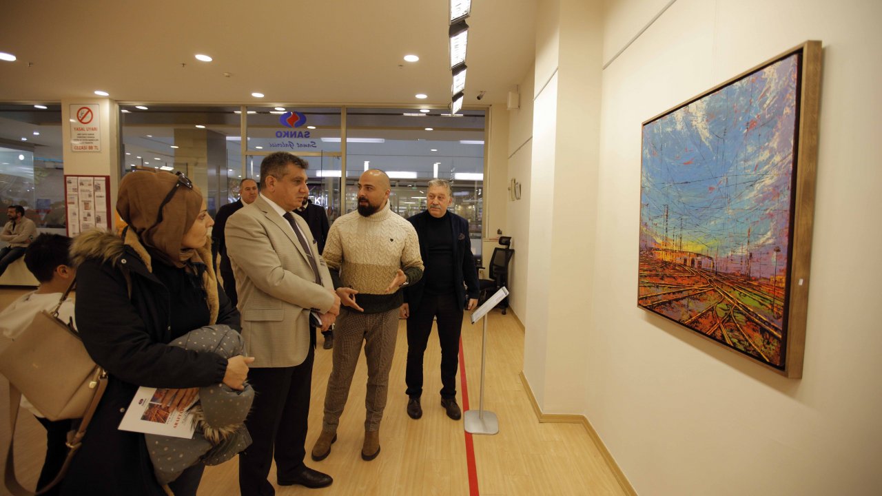 SANKO Sanat Galerisi’nde “Araftaki An-Lar” Temalı Resim Sergisi