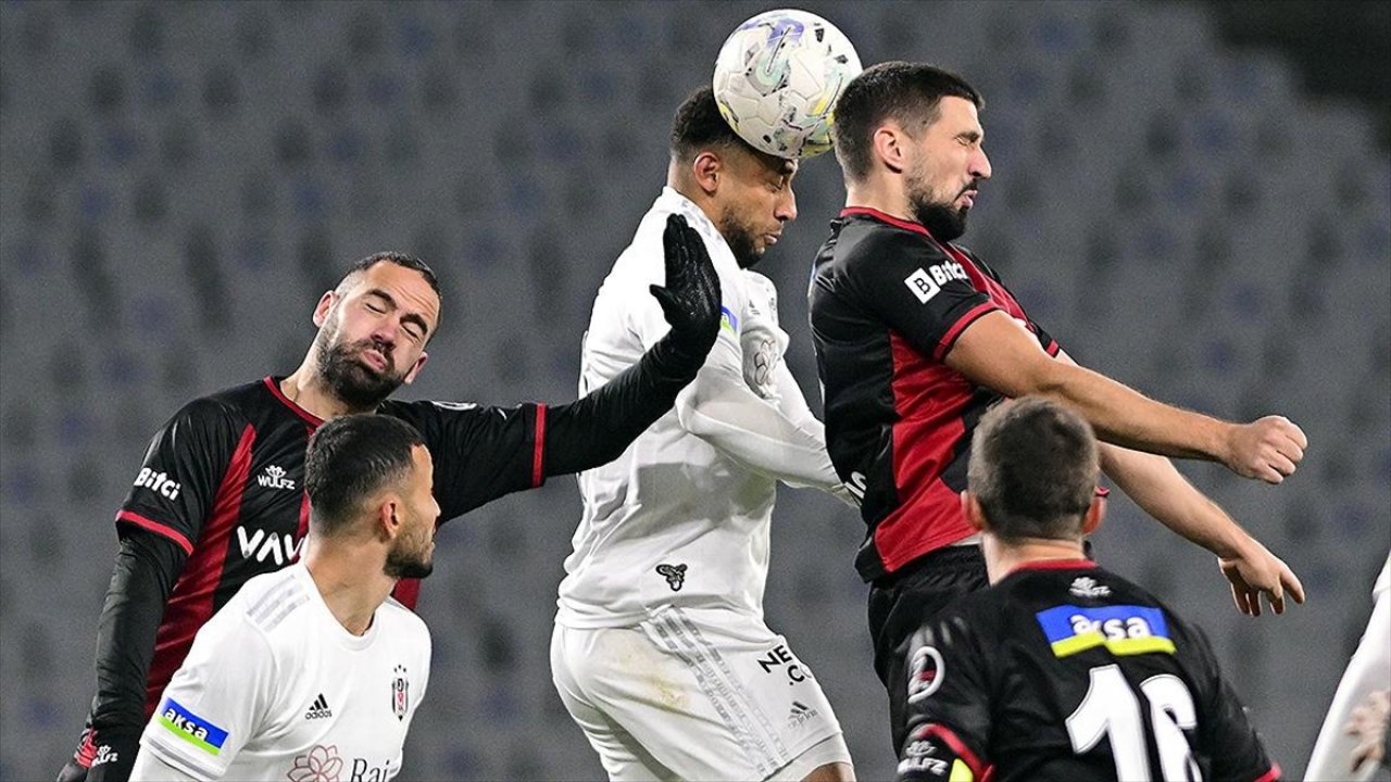 Beşiktaş'ın ligdeki 5 maçlık galibiyet serisi son buldu