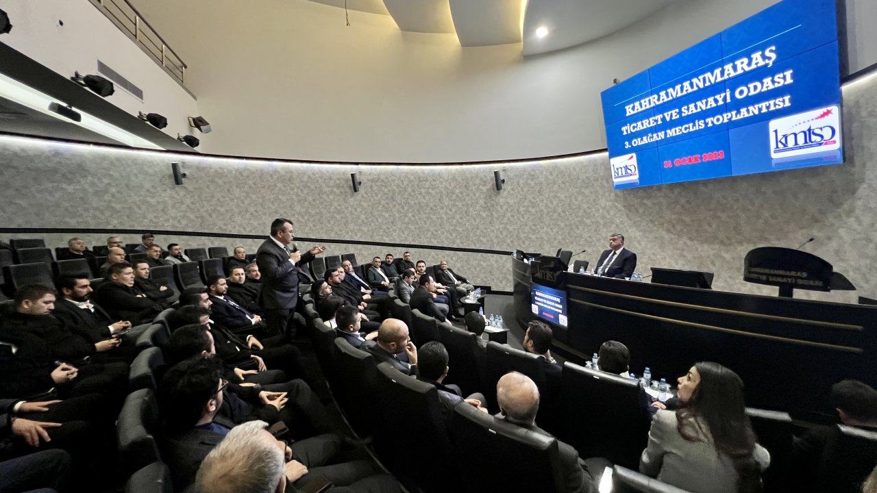 Kahramanmaraş Ticaret ve Sanayi Odası meclis toplantısını yaptı!