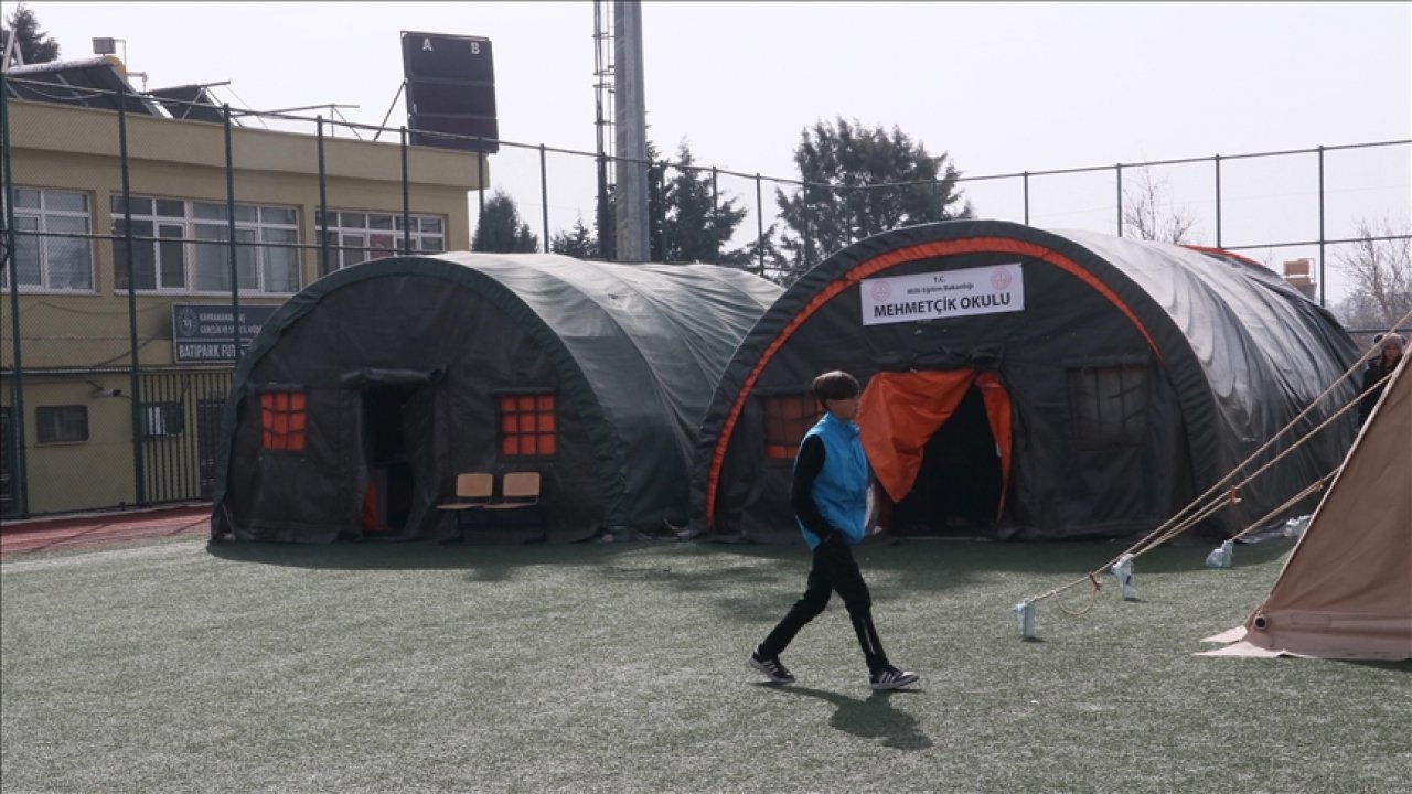 Kahramanmaraş'ta depremzede öğrencilere "uyum eğitimi" veriliyor!