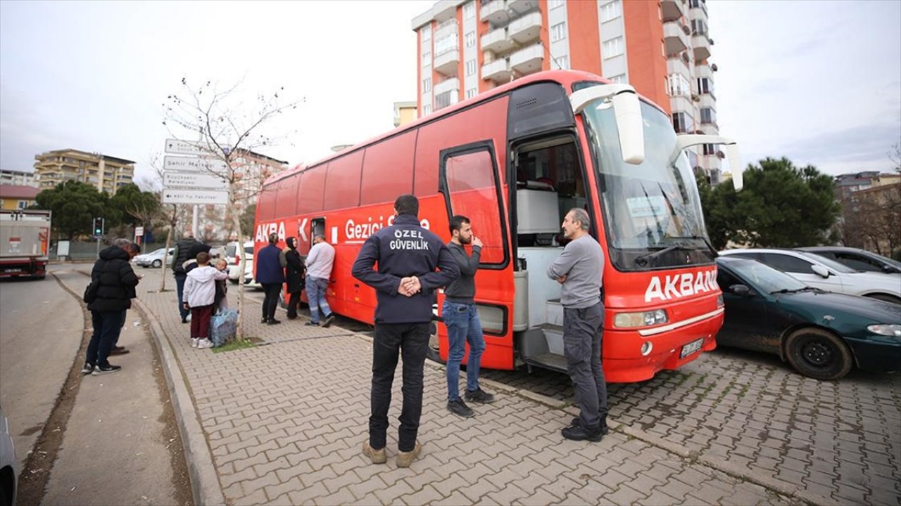 Kahramanmaraş'ta bankalar "gezici şube" ile hizmet veriyor!