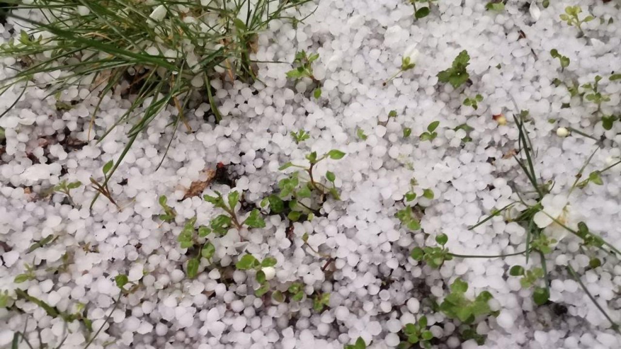 Kahramanmaraş Çağlayancerit’i dolu vurdu!