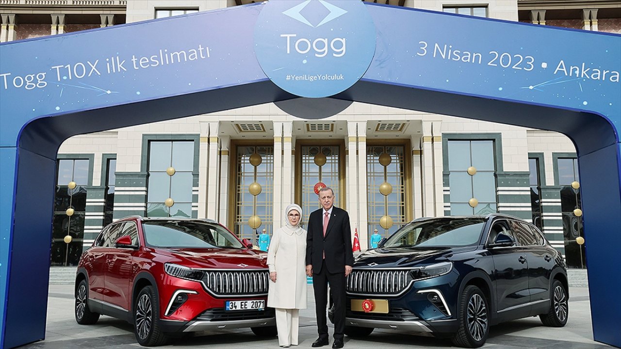 Cumhurbaşkanı Erdoğan: "İnşallah bugünden itibaren Togg'u yollarda görmeye başlıyoruz"