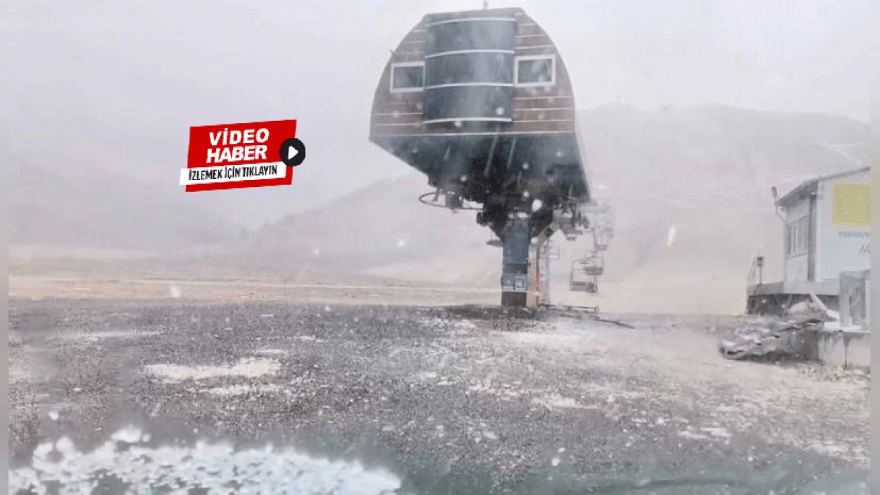 Kahramanmaraş'ta Nisan’da kar sürprizi!