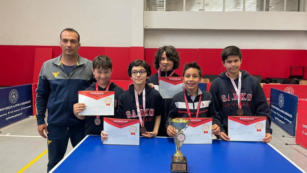 SANKO Okulları’ndan Tenis Başarısı