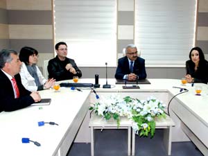 Portekizli Öğretmen ve Öğrenciler Müdür Alkan’ı ziyaret etti.