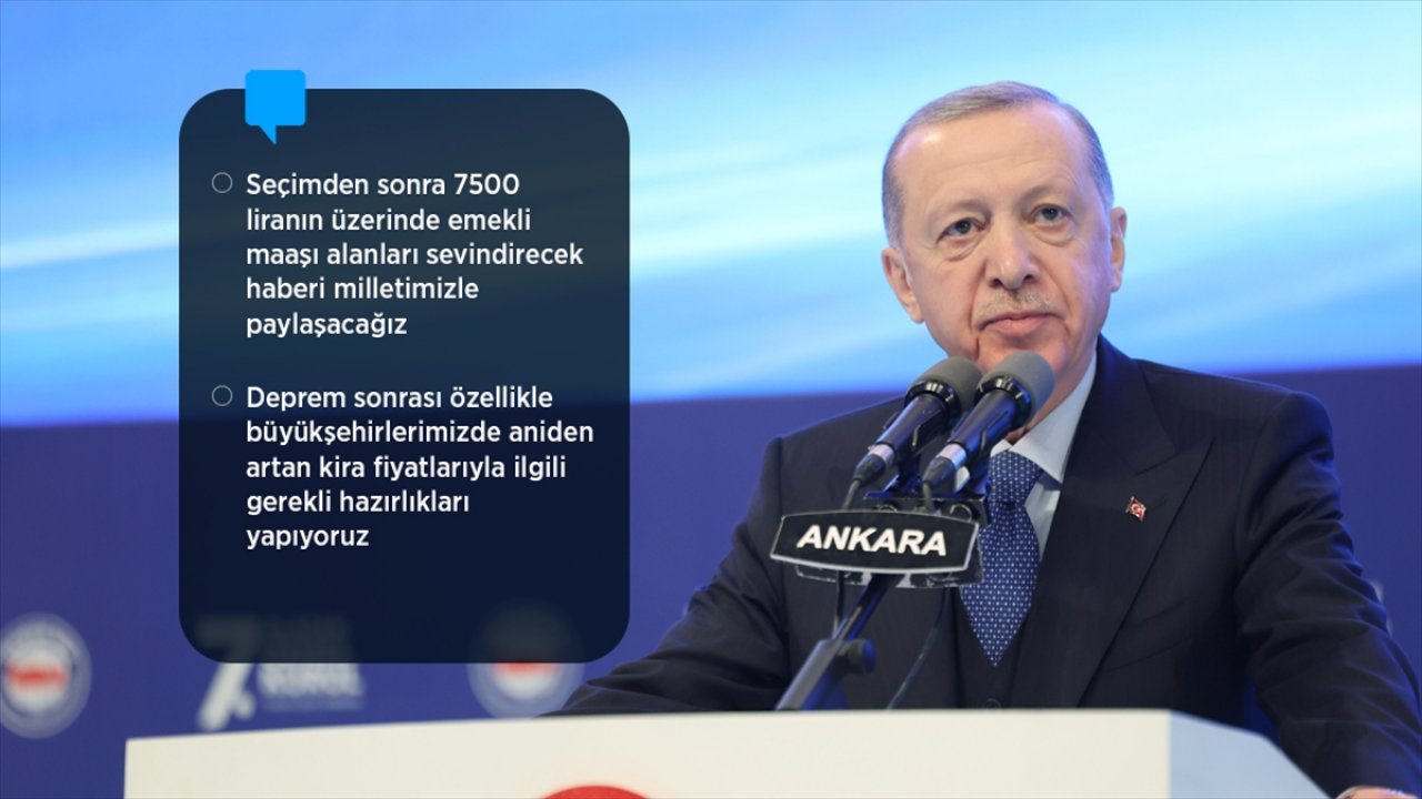 Cumhurbaşkanı Erdoğan: "Memurlarımızı enflasyona ezdirmeme sözümüzü yine tutacağız"