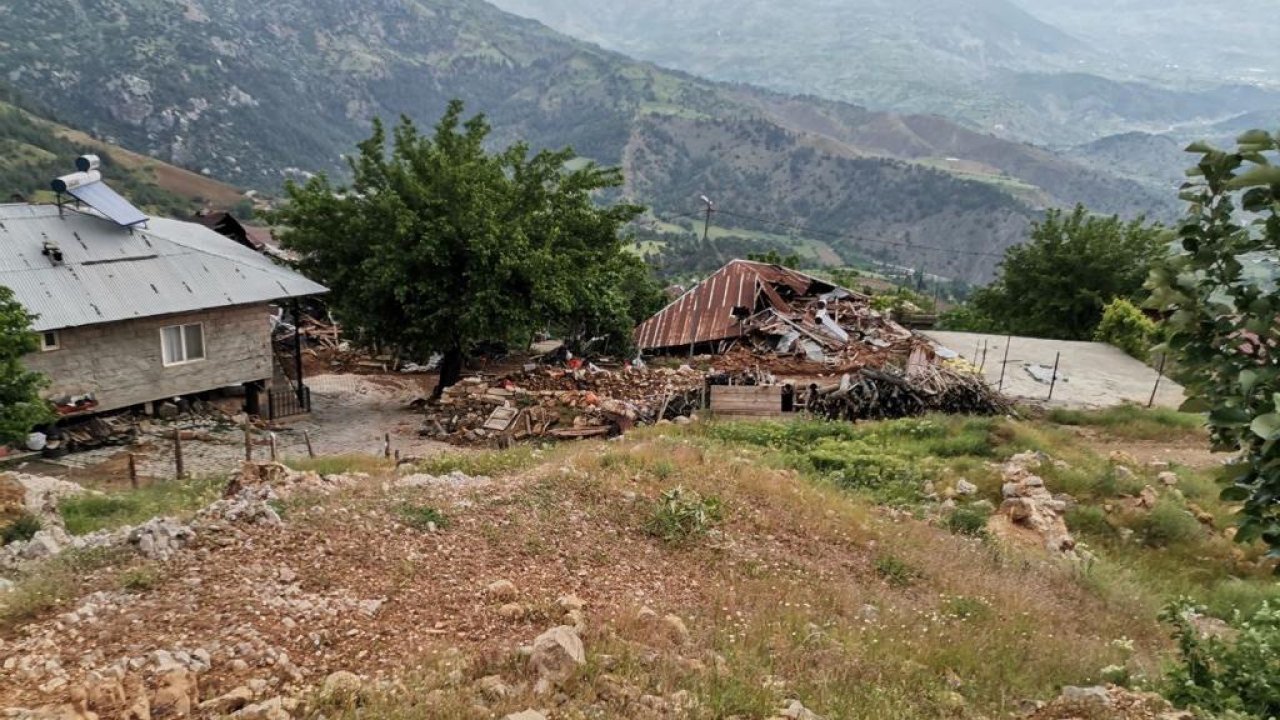 Kahramanmaraş’ta kayaların düştüğü  mahalle koruma altına alındı!