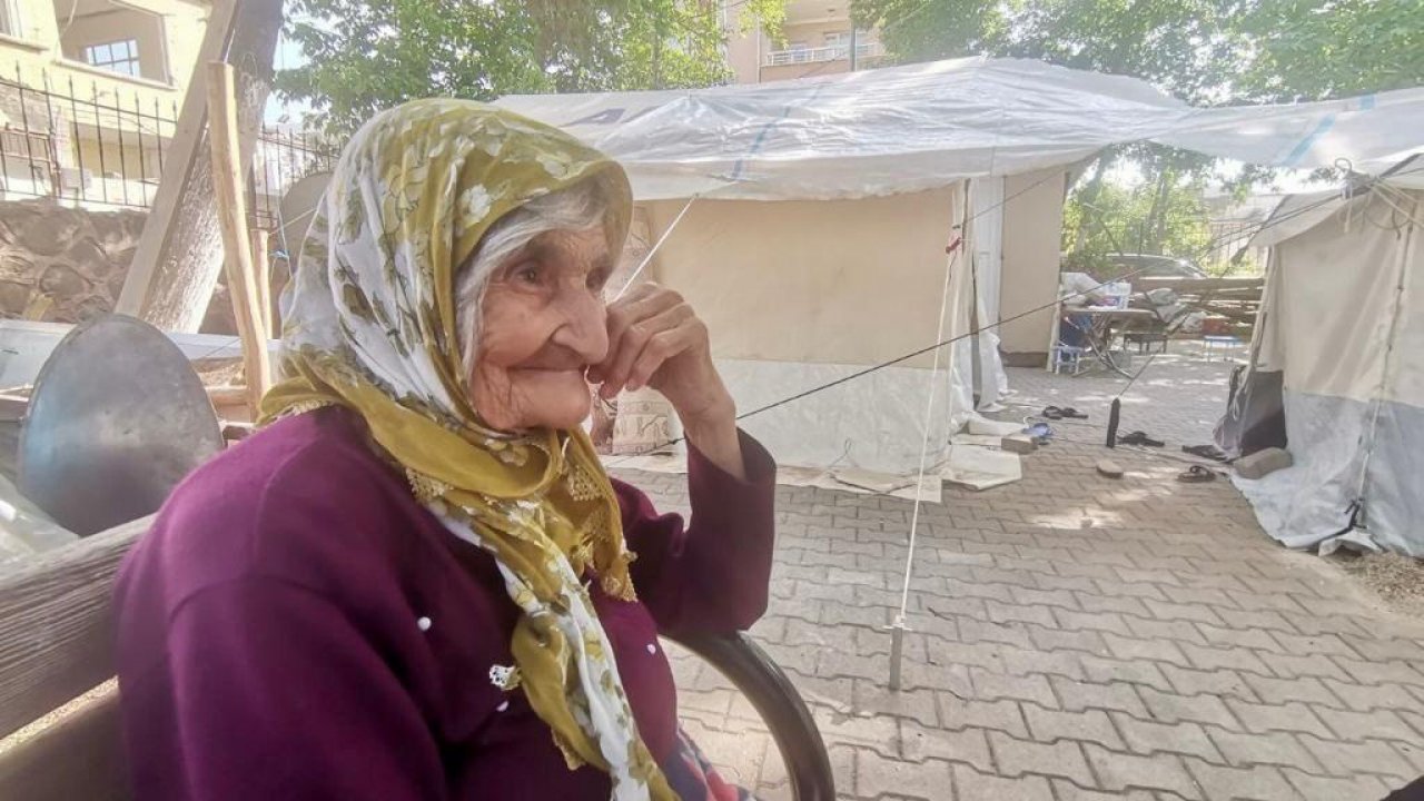 Kahramanmaraşlı Güley nine evine kavuşmanın hayalini kuruyor!