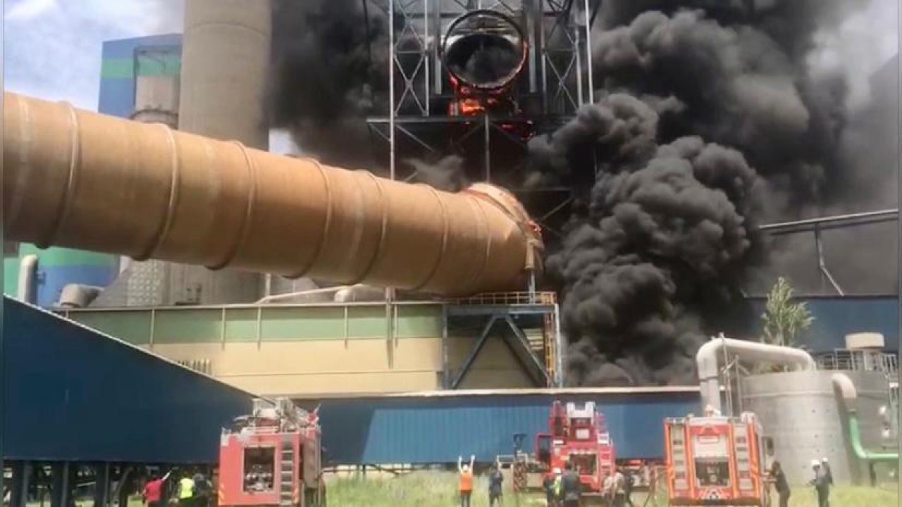 Kahramanmaraş’ta Termik Santralde büyük yangın!