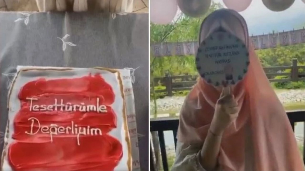 Tesettüre girmek için parti düzenlediler!