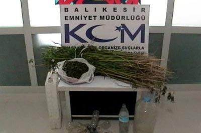 Balıkesirde uyuşturucu operasyonu