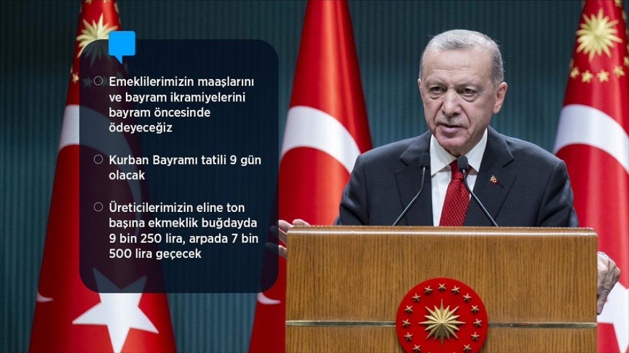 Cumhurbaşkanı Erdoğan: "Asgari ücret tespit komisyonumuz çalışmalarına başlıyor"