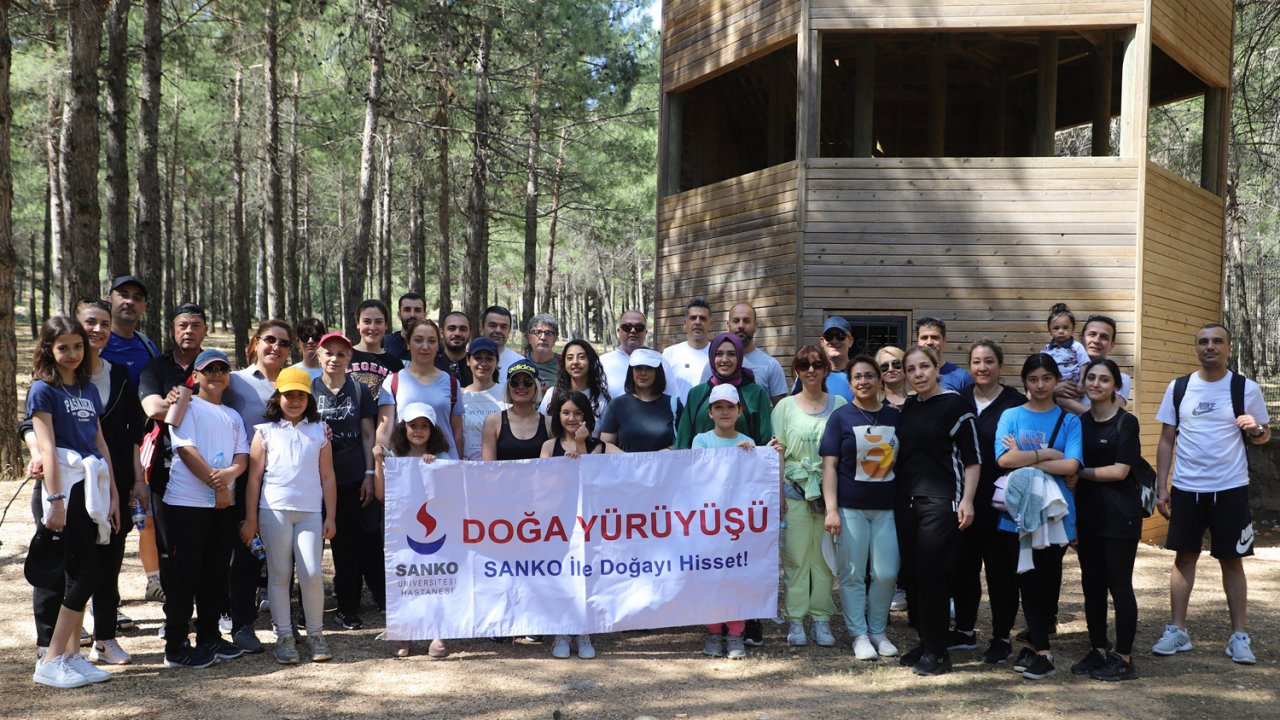 SANKO Hastanesi’nden Doğa Yürüyüş Etkinliği