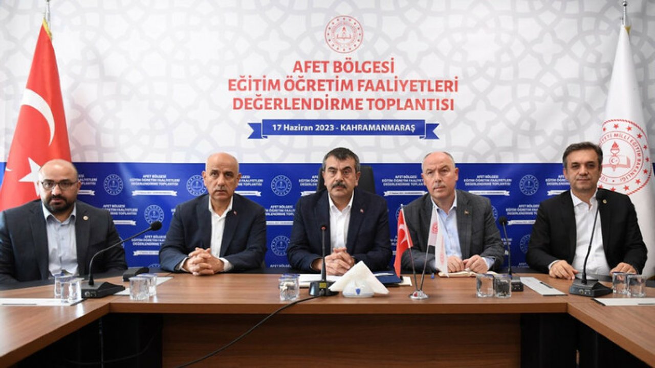 Milli Eğitim Bakanı Tekin Kahramanmaraş'ı ziyaret etti!