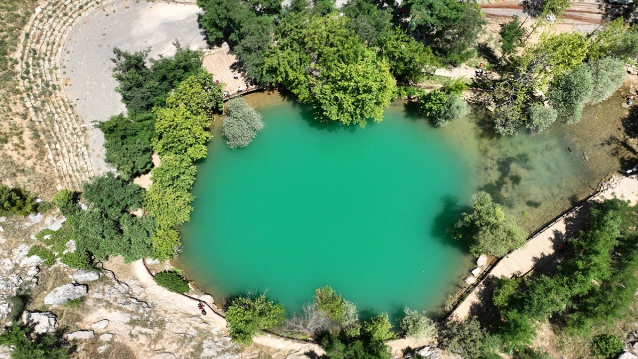 Kahramanmaraş’ta bulunan göl berraklaştı!