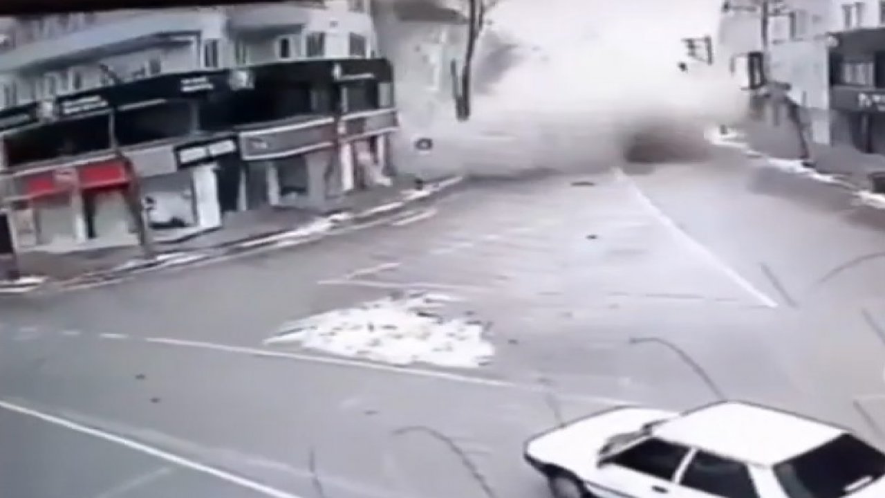 Kahramanmaraş’ta deprem binaları böyle yıktı! İşte yeni görüntüler!