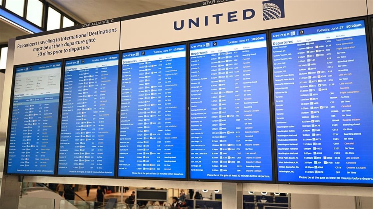 ABD'de, 1700'den fazla uçuş iptal edildi