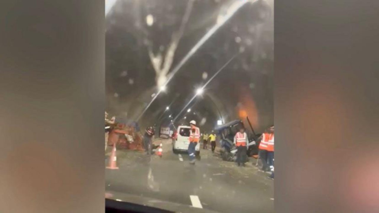 Kahramanmaraş’ta tünellerde kaza! 2 yaralı