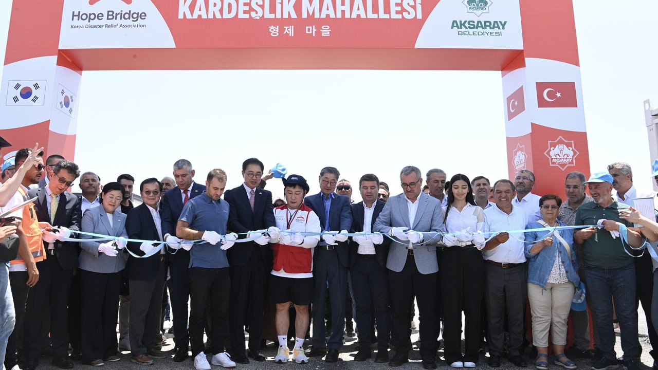 Türkiye – Güney Kore Mahallesi, Kahramanmaraş’ta törenle açıldı!