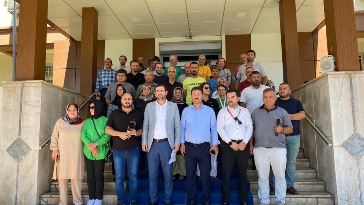 Kahramanmaraş’ta sağlık çalışanları alacaklarının ödenmemesine tepkili!