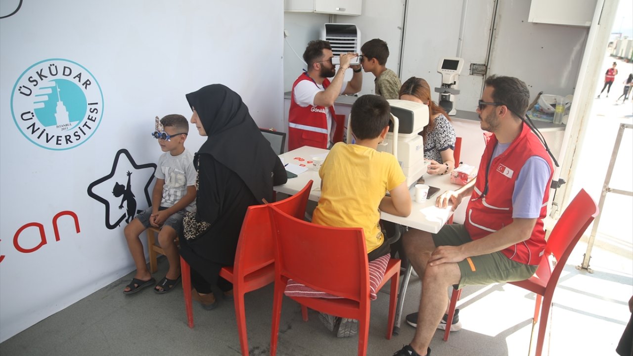 Kahramanmaraş’ta çocuklara göz taraması!