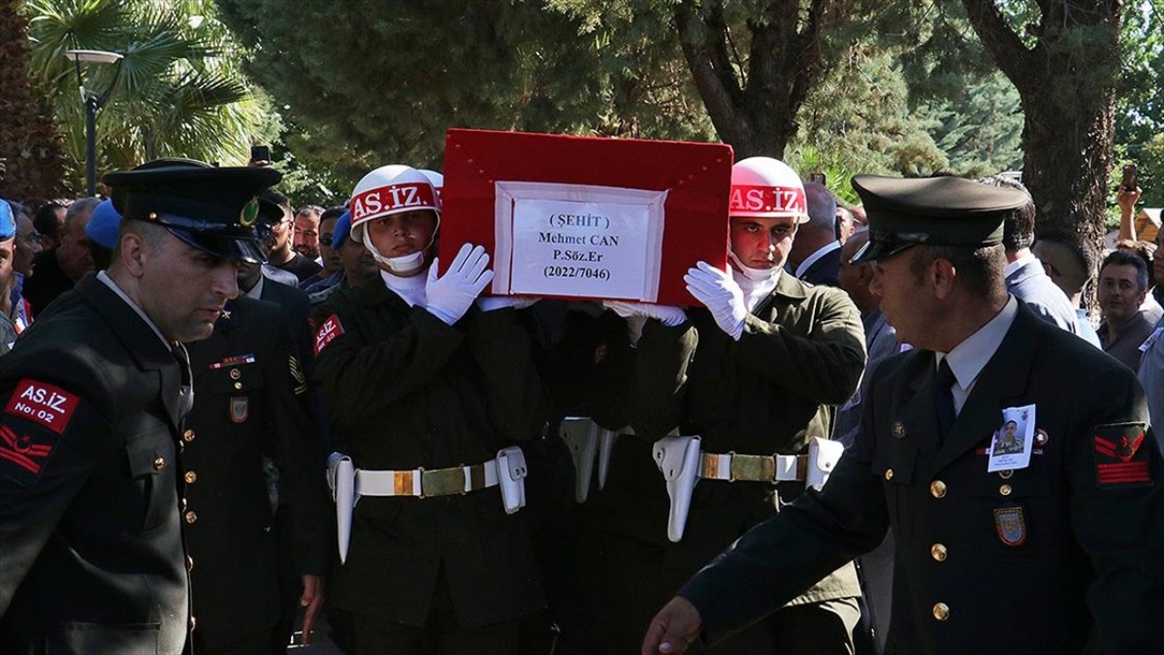 Şehit asker, Osmaniye'de son yolculuğuna uğurlandı!