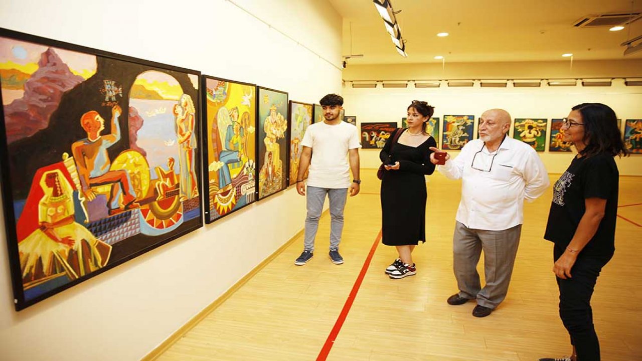 SANKO’da Anneler ve Çocuklar Temalı Resim Sergisi