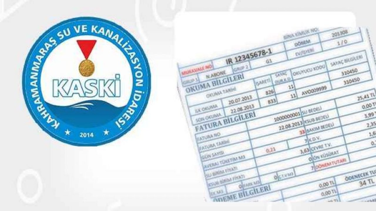 Kahramanmaraş KASKİ suya zam yaptı!