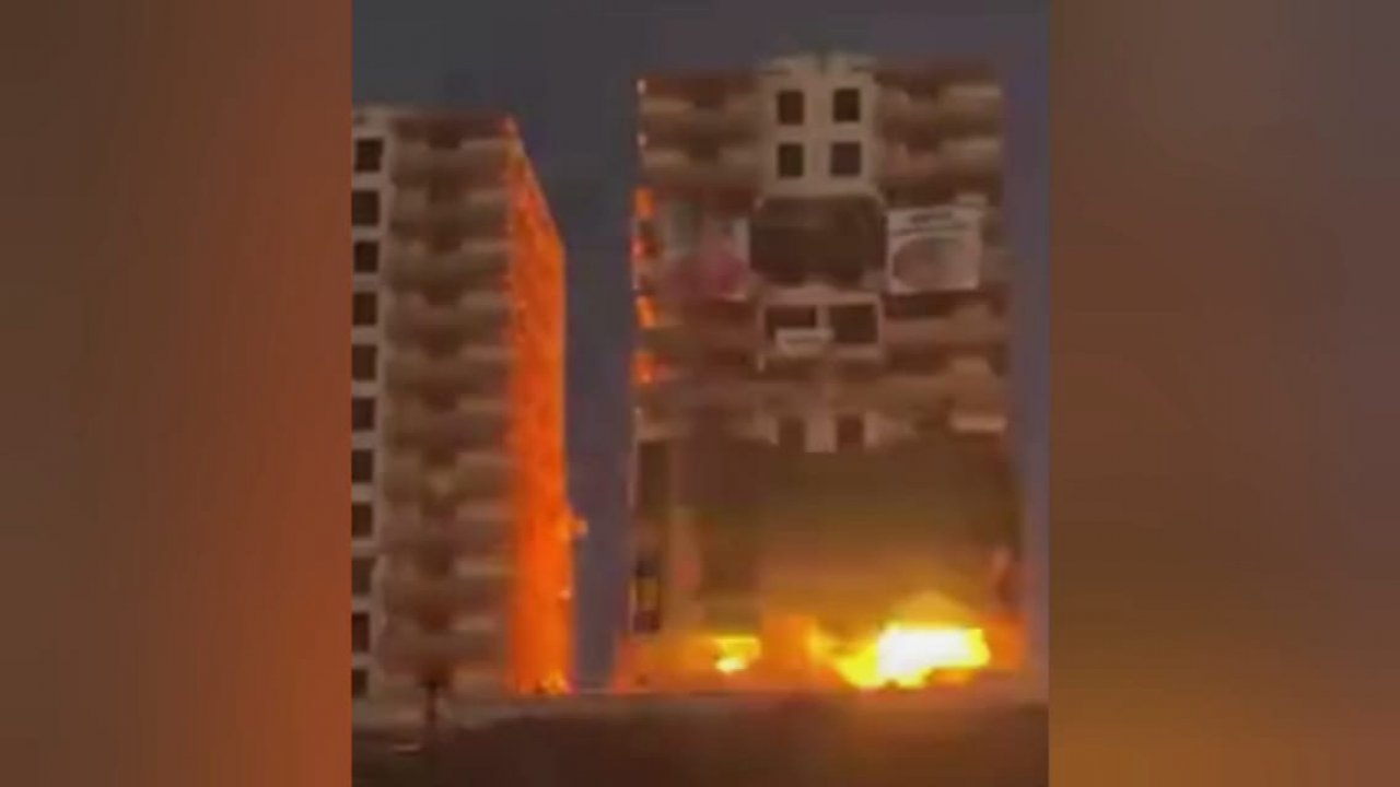 Kahramanmaraş’ta dinamit patladı, bina yıkıldı!