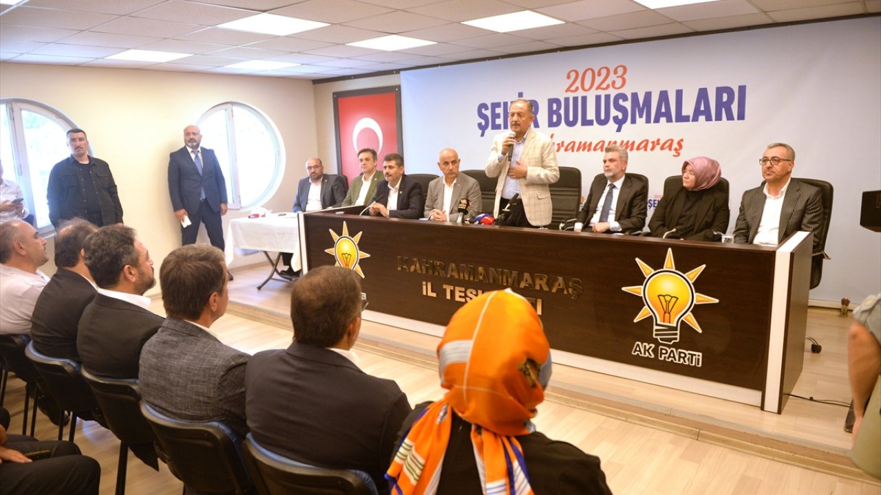 Bakan Özhaseki, “Kahramanmaraş'ta merkezdeki inşaatları biz devlet olarak üstlendik”