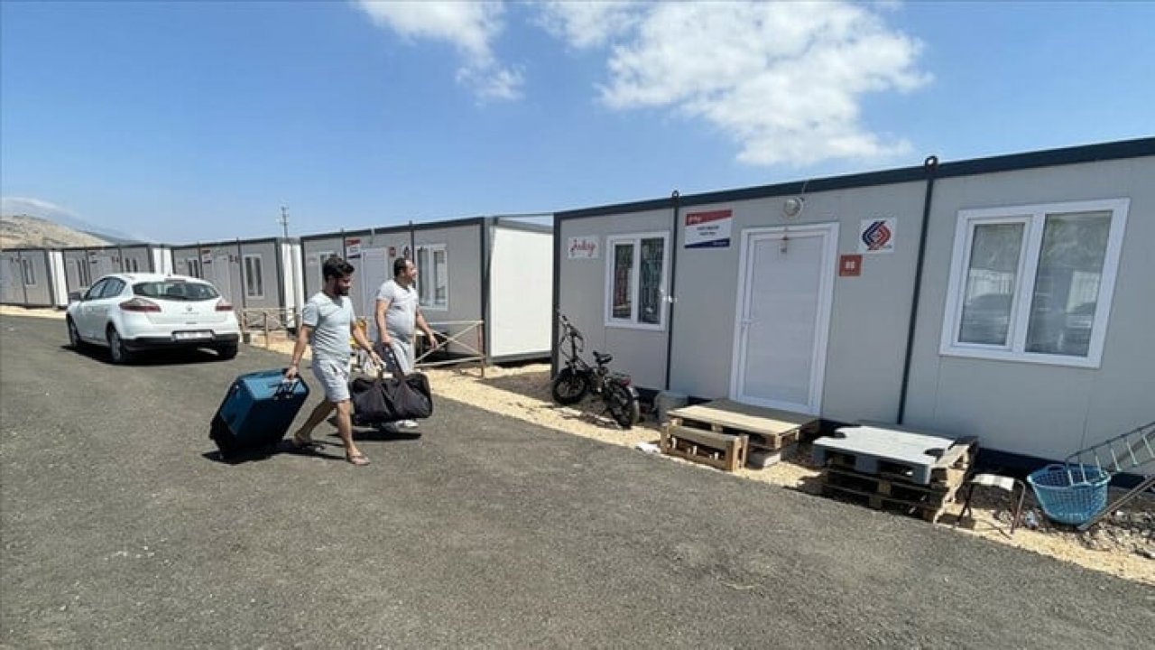 Kahramanmaraş’ta öğretmenler için 1500 konteyner!