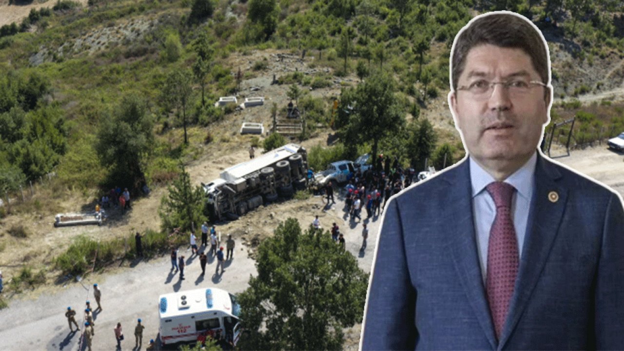 Adalet Bakanı Tunç'tan Kahramanmaraş'taki kazaya ilişkin açıklama!