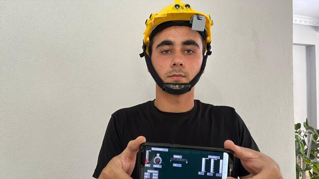 "Akıllı baret" iş kazalarını önleyecek!