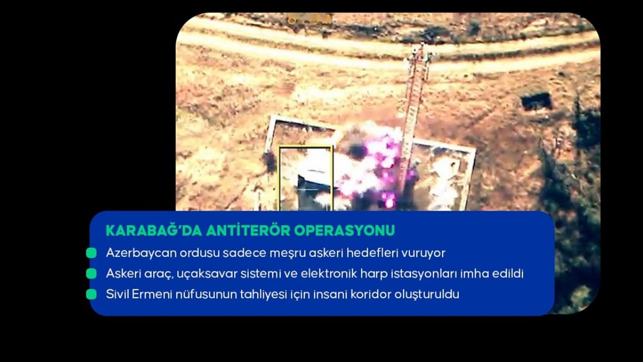 Karabağ'da 60'tan fazla askeri mevzi Azerbaycan ordusunun kontrolüne geçti!
