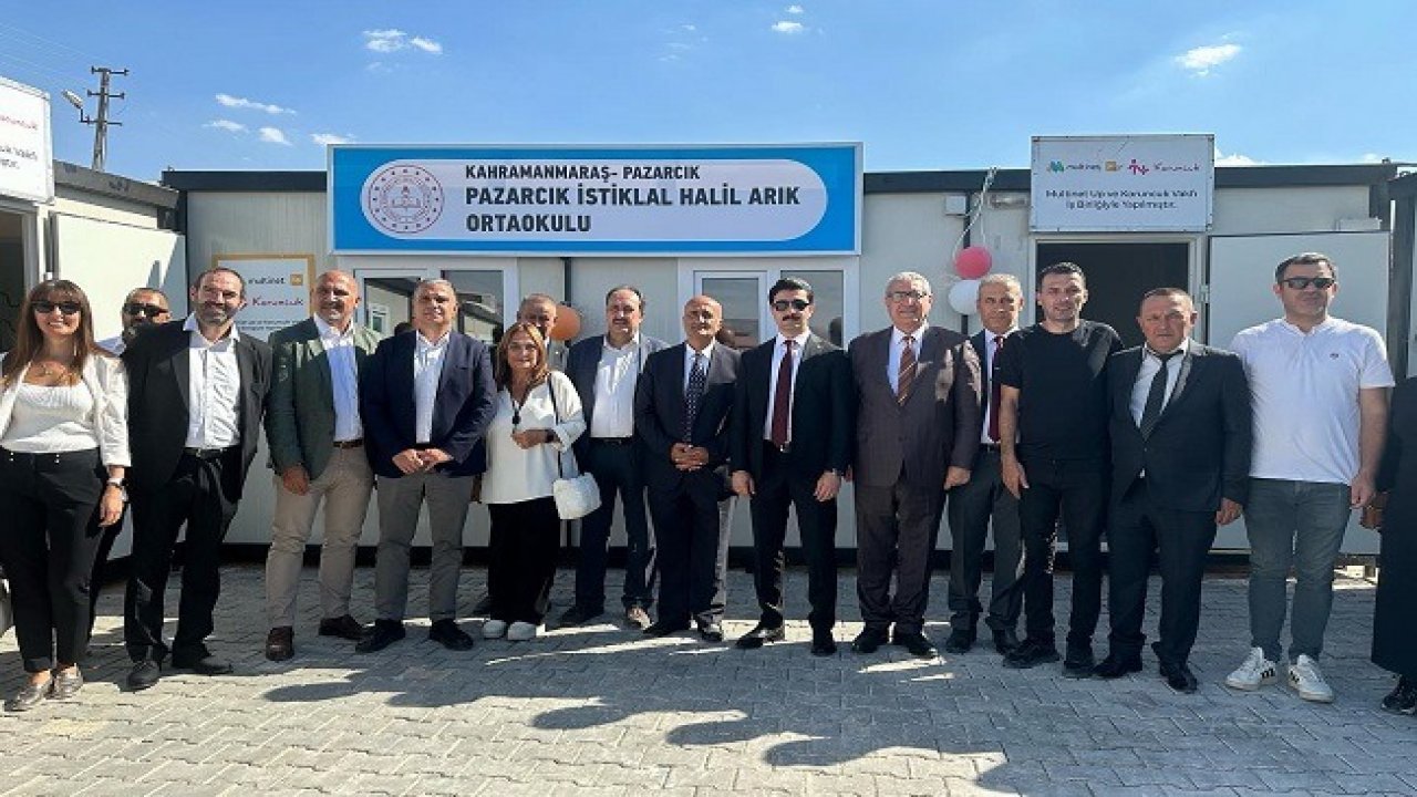 Kahramanmaraş’ta yeni Ortaokul açıldı!